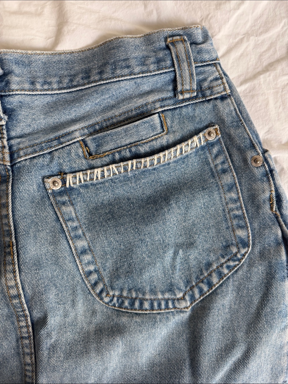 Vintage Esprit Jeans Denim Mini Skirt, size 26 - Picture 4 of 6